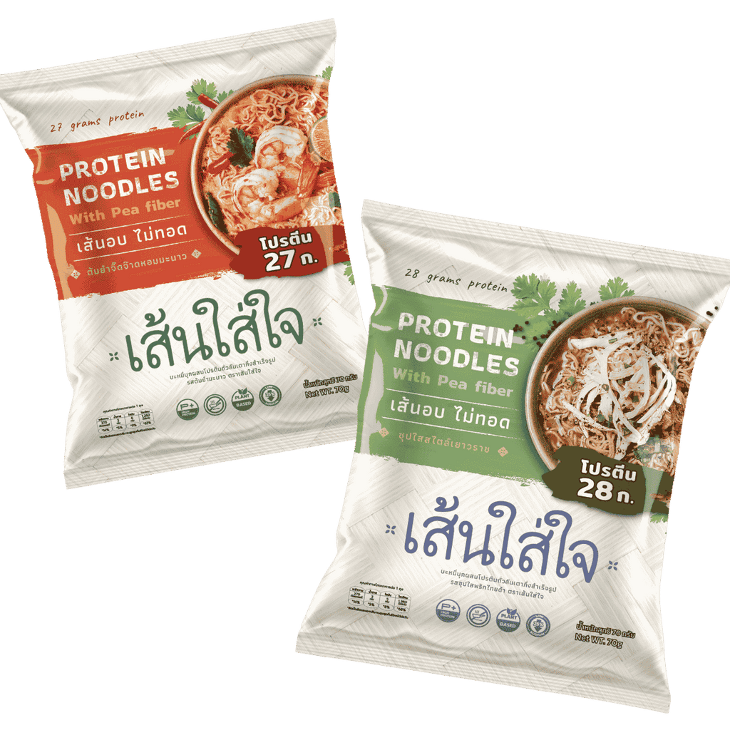 Sen Sai Jai High-Protein Noodles — 28g of Protein, Oven-Dried and Non-Fried. Delicious and Ready in 3–5 Minutes